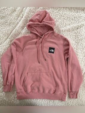The North Face Pink Hoodie Size S Never Stop Exploring Graphic Sweatshirt